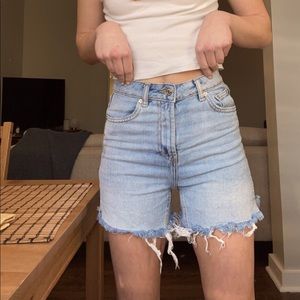 Cuuuute primark denim shorts w fringe